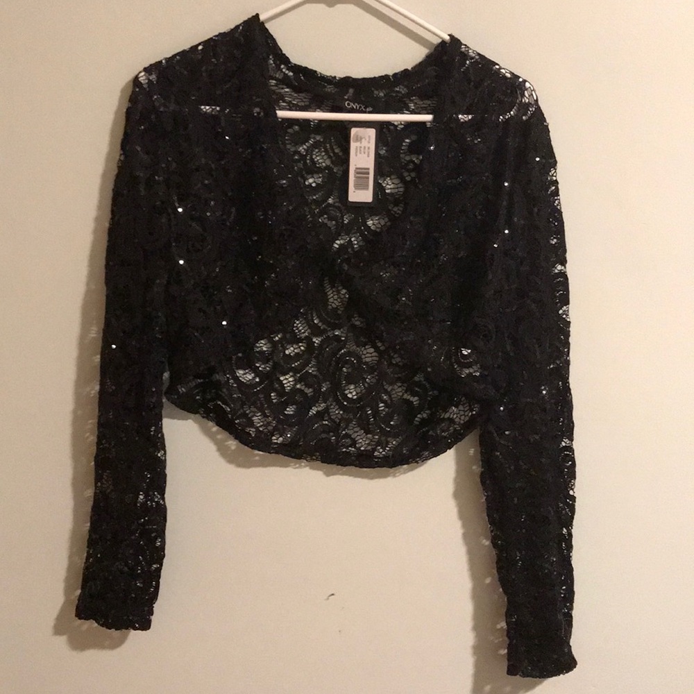 Black shawl